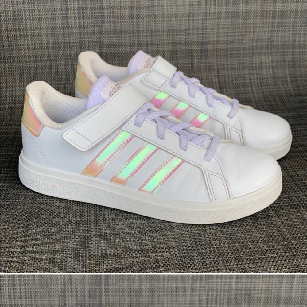 Adidas Kids Grand Court 2.0 Shoes/Size 3